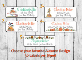 Autumn, Fall Return Address Labels - £1.51 GBP