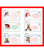 Personalized SANTA GIFT LABELS FOR KIDS - Christmas Santa Gift Labels, L... - £2.98 GBP