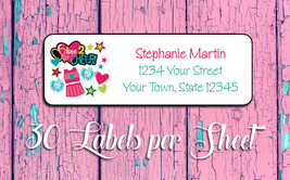 LOVE to CHEER Address Labels, Personalized Return Address Labels, Cheerleader - £1.50 GBP