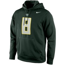 Nike Oregon Ducks #8 Performance Hoodie Green &quot;Small&quot; - £23.73 GBP