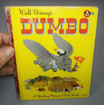 Vintage Walt Disney’s DUMBO A Mickey Mouse Club Book 1947 Simon and Schu... - $9.45