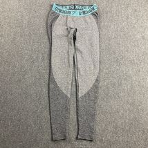 Gymshark Leggings Women&#39;s Medium Gray Compression Nylon Blend M - $20.92 CAD