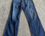 Lucky Brand Jeans Mens 32x30 Denim  Blue Straight Fit 5 Pockets Cotton B... - $16.82