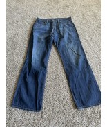 Lucky Brand Jeans Mens 32x30 Denim  Blue Straight Fit 5 Pockets Cotton B... - $306.08 MXN