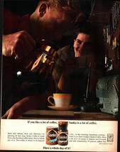 1964 Sanka Coffee Cup Couple Table Cup Saucer Carafe Vintage Print Ad c4 - £19.22 GBP