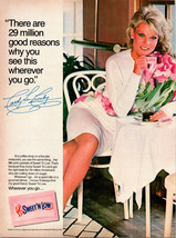 Vintage 1985 Sexy Cathy Lee Crosby Sweet and Low Print AD That&#39;s Incredible - £4.29 GBP