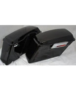 BT OEM black Pearl  Fat Ass Wide Width Hard Saddlebags Harley Touring 30... - £301.50 GBP