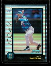 Vintage 1998 Bowman Chrome Refractor Baseball Card #294 Paul Konerko Dodgers - £9.86 GBP