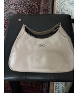 Salvatore Ferragamo Ferragamo Handbag Gancini Silver Leather Hobo Bag - $127.71
