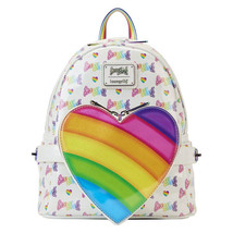 Lisa Frank Logo Heart Detach Rainbow Mini Backpack - £110.76 GBP