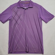 St.Andrews of Scotland Men&#39;s Polo Shirt Sz Small Purple Short Sleeve Golf Casual - £22.34 GBP