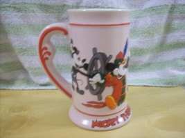 DISNEY MICKEY MOUSE THROUGH THE YEARS STEIN - 1993 - £58.99 GBP