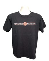 Stony Brook University Red Watch Band 1000 Strong Adult Medium Black TShirt - $19.80
