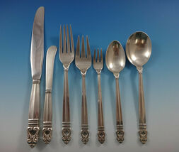 Royal Danish by International Sterling Silver Flatware Set 8 Plus Servers 64 pcs - €3.552,22 EUR