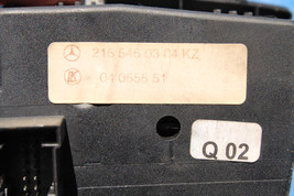 2000-2006 MERCEDES BENZ CL500 HEADLIGHT CONTROL SWITCH MODULE K2510 image 5
