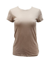 Vince Short Sleeve Tee In Cotton Women Beige Xs - £67.25 GBP