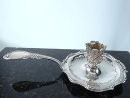 c1880 French Sterling Silver Chamberstick made by George Boin - $643.50