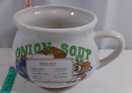 Vintage Dat&#39;l Do-It, Inc. onion Soup Recipe Mug with Handle very good - £7.78 GBP