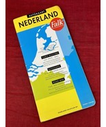 Netherlands Road Street Map Falk 1999 Vintage Folded - $11.10