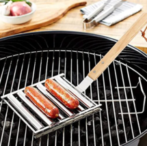 Hot Dog Roller Grill Top Sausage Roller Grill Gifts Cooker BBQ Roller Ra... - £19.15 GBP
