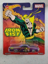 Hot Wheels Premium - Marvel Chevrolet ‘80 El Camino - Iron Fist New Seal... - $17.50