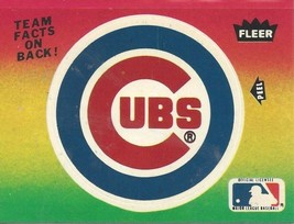 1984 Fleer Large Team Logo Chicago Cubs - £0.79 GBP