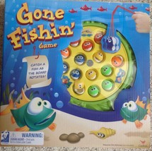 Gone Fishing Game New Catch A Fish AS Board Rotates Ages 4+ - £8.53 GBP