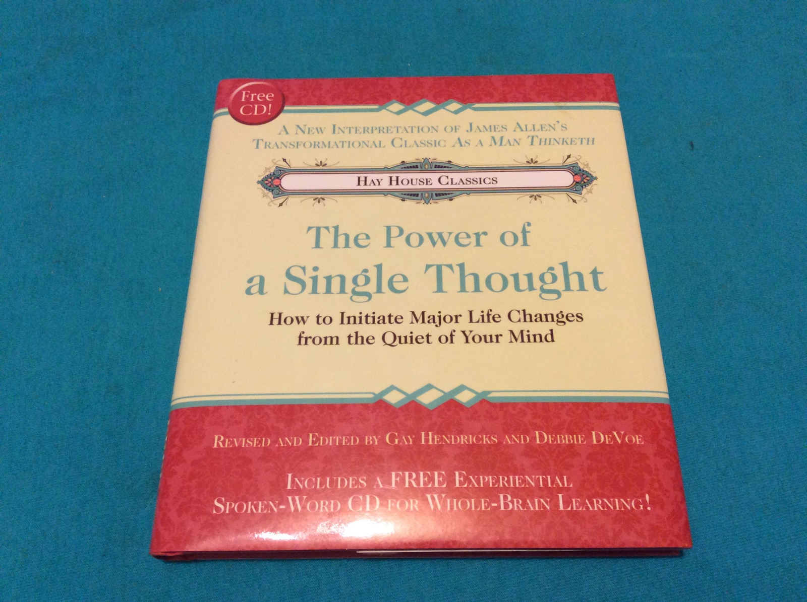 THE POWER OF A SINGLE THOUGHT by GAY HENDRICKS - Hardcover - CD INCLUDED - $18.89