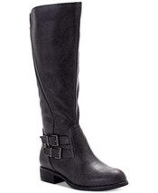 Style and Co Women&#39;s Milah Tall Boots, 5M/Charcoal - £29.24 GBP