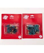 Lot of 2 Mini Trees 8 Pieces Per Pack Christmas House Greenbrier Interna... - $13.99