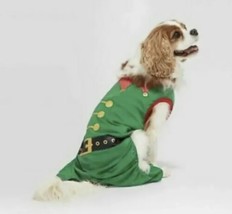 New Wondershop Dog Cat Pet Elf Pajamas Christmas Costume Small or Medium NEW - £10.09 GBP