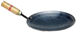 Iron Tawa with Wooden Handle Roti chapatis Lohakhand Desi tawa - £50.99 GBP