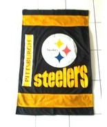 Pittsburgh Steelers Garden Curtain Rod Hanging Banner - £9.58 GBP