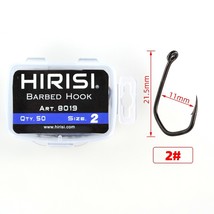 50pcs Carp Fishing Hooks Barbed Pinpoint Claw Hooks PTFE Coating High  Stainless - £37.37 GBP