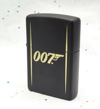 007 Logo - Bond James Bond  Zippo Lighter Black Matte 49539 - £23.97 GBP