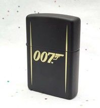 007 Logo - Bond James Bond  Zippo Lighter Black Matte 49539 - £22.41 GBP