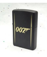 007 Logo - Bond James Bond  Zippo Lighter Black Matte 49539 - £23.58 GBP