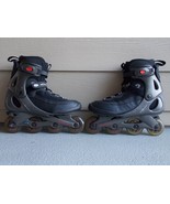 Rollerblade Kit Alpha SX Delta Rollerblades Skates Black Gray Leather si... - $95.99 CAD