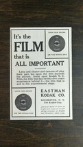 Vintage 1904 Eastman Kodak Company Film That  is Important Original Ad 721 - £5.21 GBP