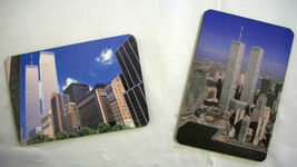 12 TWIN TOWERS MAGNET ADDRESS BOOK wallet size new york phone name boo m... - $9.55