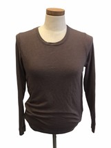 Everlane Women&#39;s Purple Gray Long Sleeve Shirt Soft Pre-owned Size XS B2 - $18.46