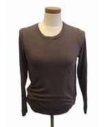 Everlane Women&#39;s Purple Gray Long Sleeve Shirt Soft Pre-owned Size XS B2 - £14.47 GBP