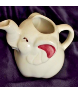 Vintage Shawnee Earthenware Elephant Milk Creamer Pitcher Mid-Century Re... - $22.74