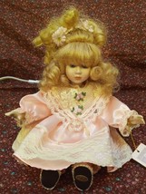 Collectible Memories Porcelain Doll Amanda 10&quot; blond blue eyes - $14.25