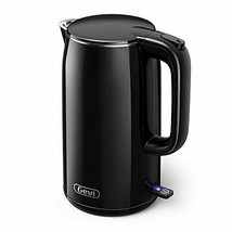 Gevi Kettles 1.7 L Double Wall 100% Stainless Steel Tea Kettle, Cool Touch - £27.26 GBP
