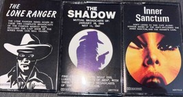 Lot Radio Classic Cassettes The Shadow Lone Ranger Inner Sanctum - £9.96 GBP