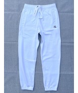 Calvin Klein Mens M White/ Black CK Retro Monogram Logo Fleece Jogger Sw... - $42.75