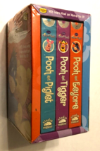 2008 Disney Winnie Pooh Eeyore Tigger Piglet Audio CD Friends Puffy Book Set New - $31.53