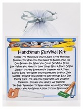 Handyman Survival Kit - Fun, Novelty Gift &amp; Greetings Card / Secret Santa - £6.57 GBP