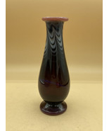 Alder House Oregon Buzz Williams Art Glass 8” Vase Red Signed 1980 Hand ... - $44.54